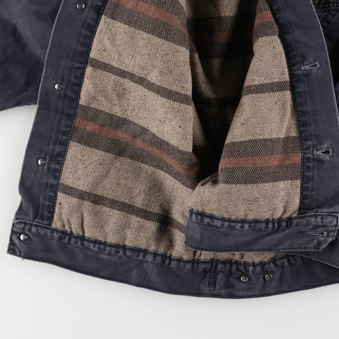 90'S Levi's 71550-8711 Cotton Trucker Jacket, Men's Size Medium, Vintage cotton navy blue type Vintage Second Hand