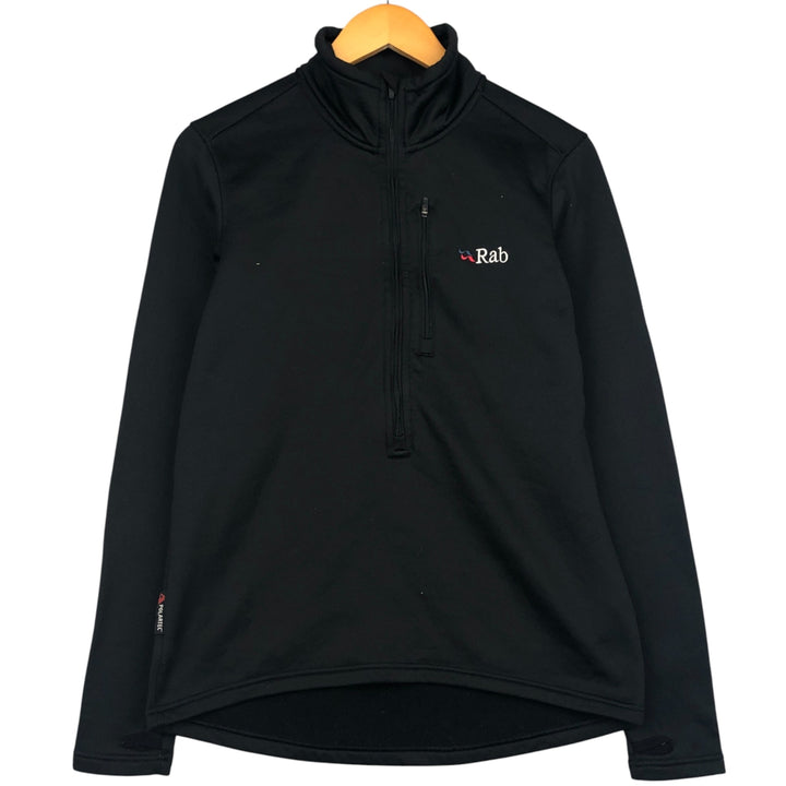 Love Rab Half-Zip Fleece Pullover, Men's Size L polyester black type Vintage Second Hand