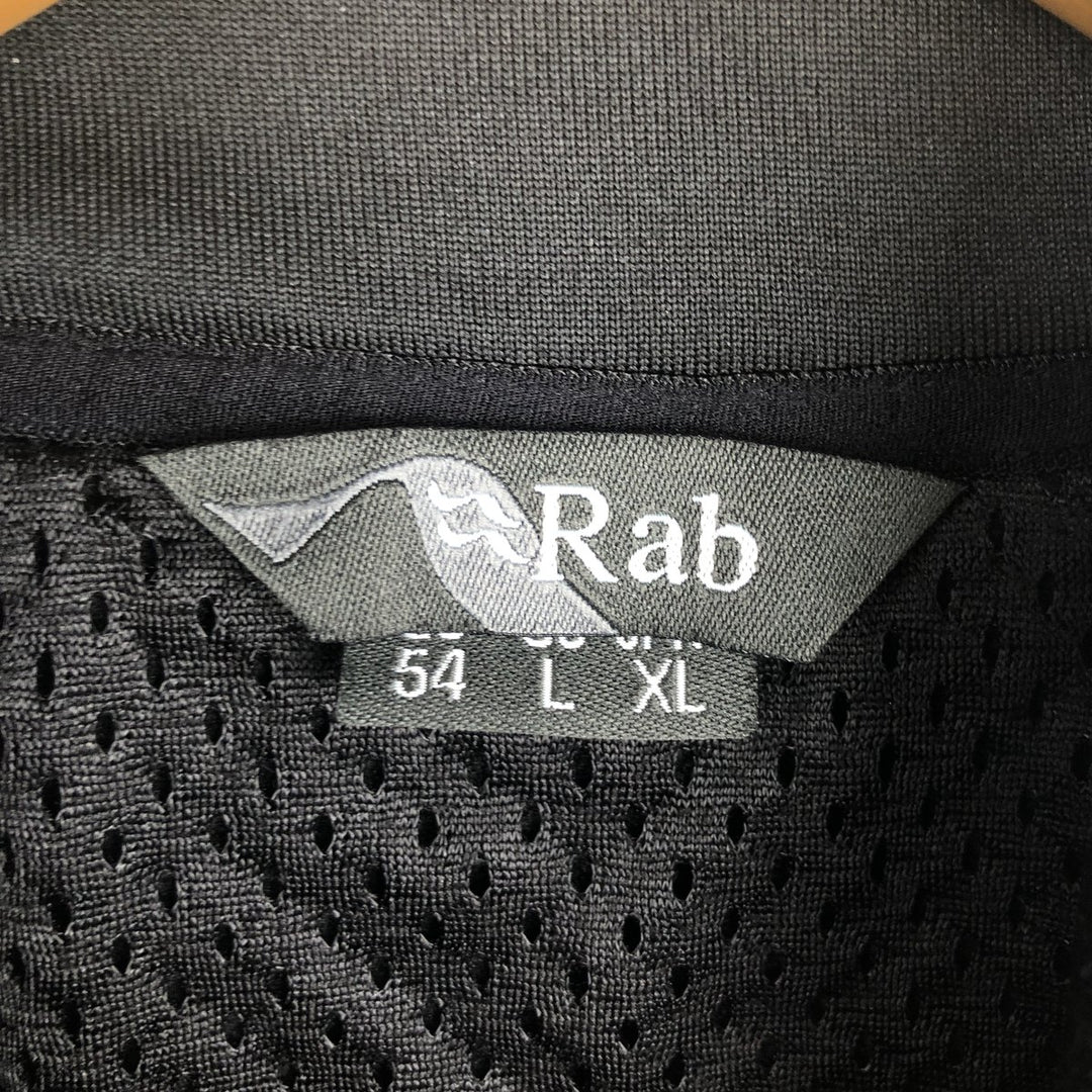 Love Rab Half-Zip Fleece Pullover, Men's Size L polyester black type Vintage Second Hand