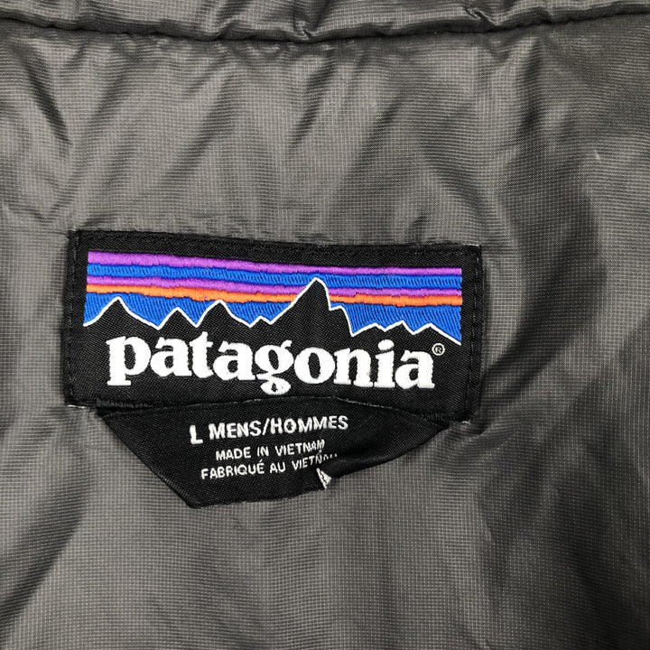 Patagonia Nano Puff Jacket 84212SP18, a padded mountain jacket, shell jacket, and puffer jacket, size L (men's size) polyester Charcoal Vintage Second Hand