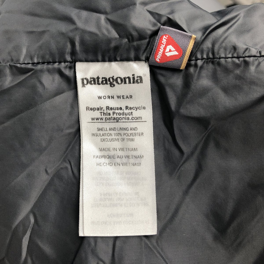 Patagonia Nano Puff Jacket 84212SP18, a padded mountain jacket, shell jacket, and puffer jacket, size L (men's size) polyester Charcoal Vintage Second Hand