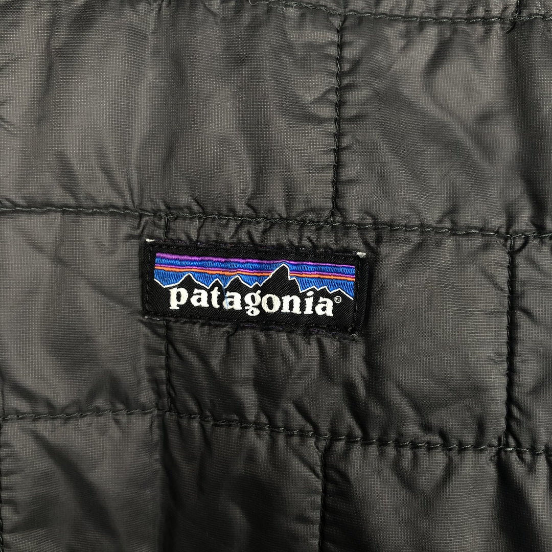 Patagonia Nano Puff Jacket 84212SP18, a padded mountain jacket, shell jacket, and puffer jacket, size L (men's size) polyester Charcoal Vintage Second Hand