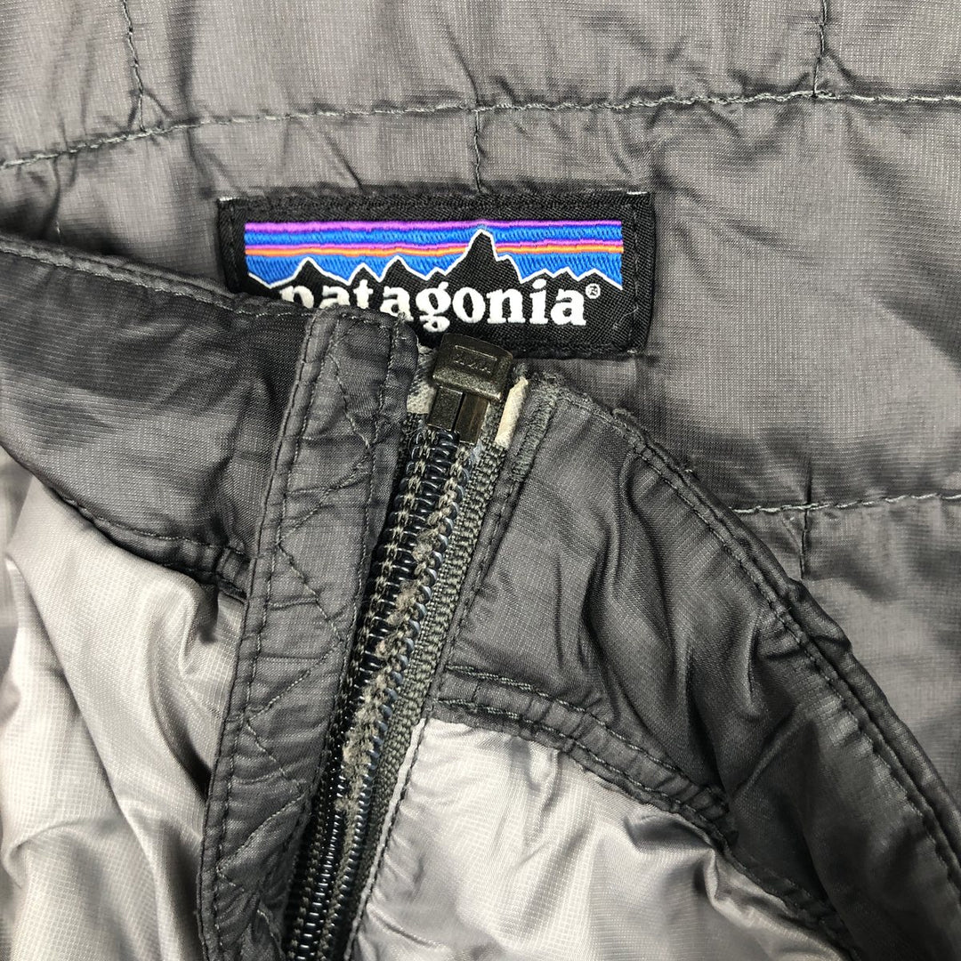 Patagonia Nano Puff Jacket 84211FA15, Men's Size L, Padded Mountain Jacket, Shell Jacket, Puffer Jacket polyester Charcoal Vintage Second Hand