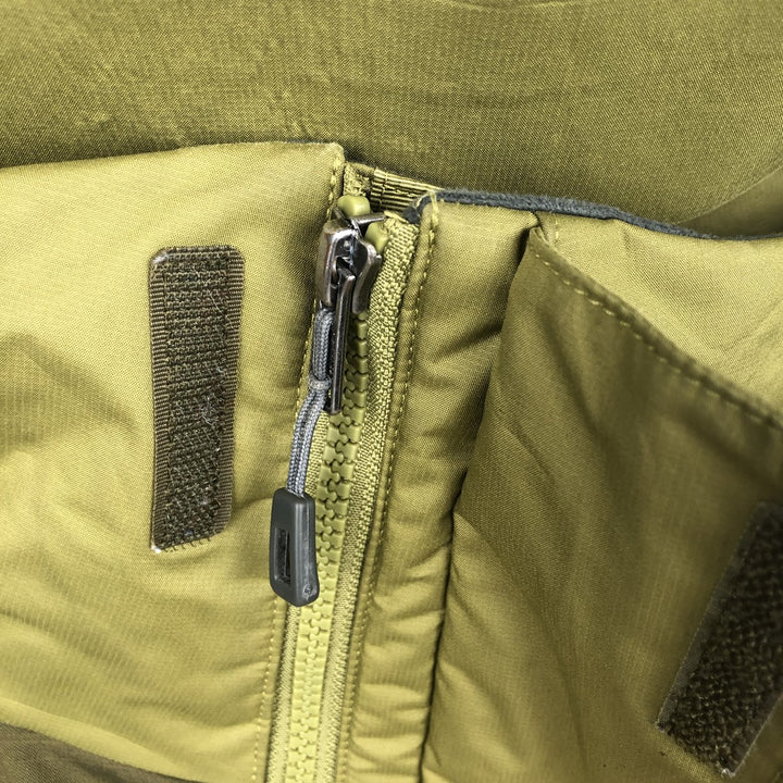 Patagonia 29435FA12 Padded Mountain Parka Shell Jacket Puffer Jacket Men's Size Small polyester Khaki type Vintage Second Hand