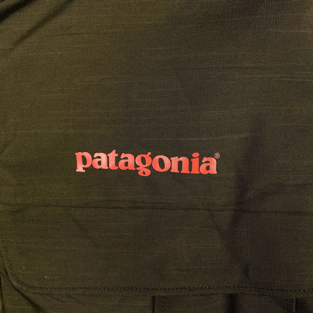 Patagonia 29435FA12 Padded Mountain Parka Shell Jacket Puffer Jacket Men's Size Small polyester Khaki type Vintage Second Hand