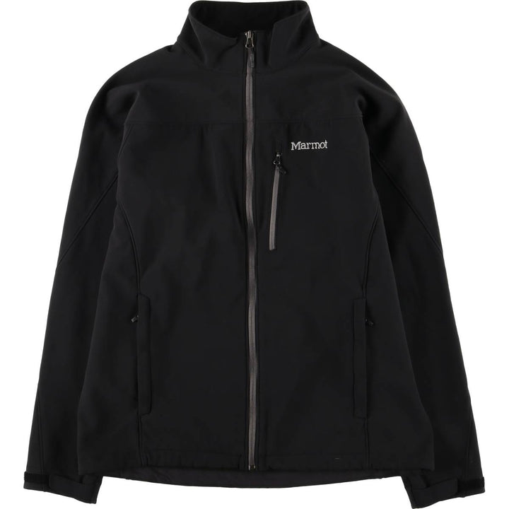 2000'S Marmot Softshell Jacket, Men's Size L Nylon black type Vintage Second Hand