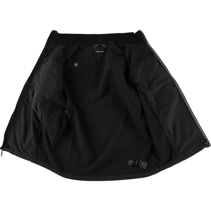 2000'S Marmot Softshell Jacket, Men's Size L Nylon black type Vintage Second Hand