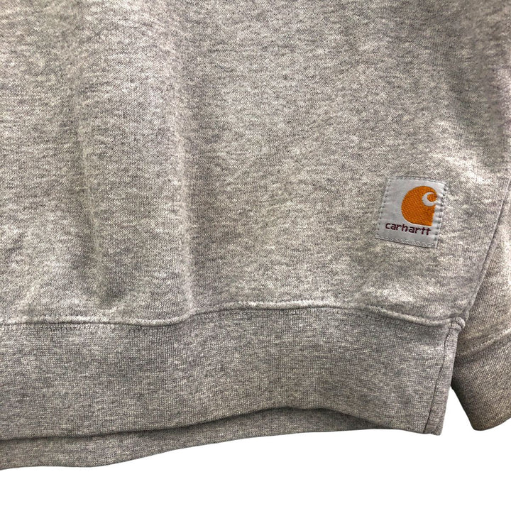 Carhartt One Point Logo Sweatshirt, Men's Size L cotton gray type Vintage Second Hand