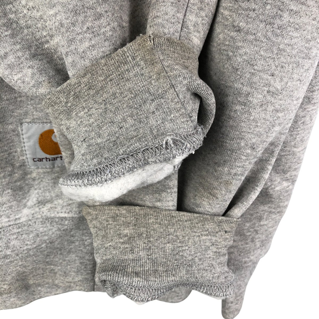 Carhartt One Point Logo Sweatshirt, Men's Size L cotton gray type Vintage Second Hand