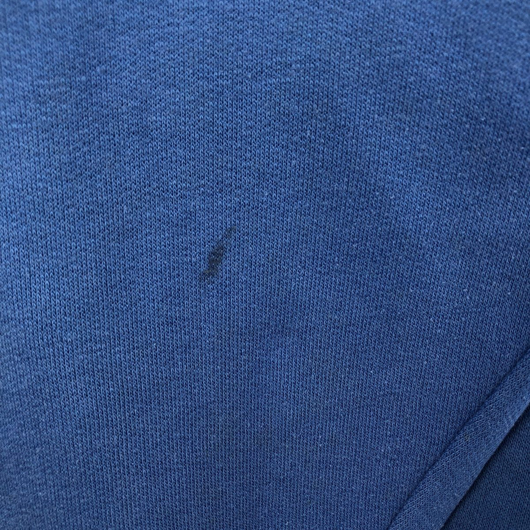 Vintage 1980'S Wrangler one-point logo sweatshirt, made in France, men's size XL cotton blue type Vintage Second Hand
