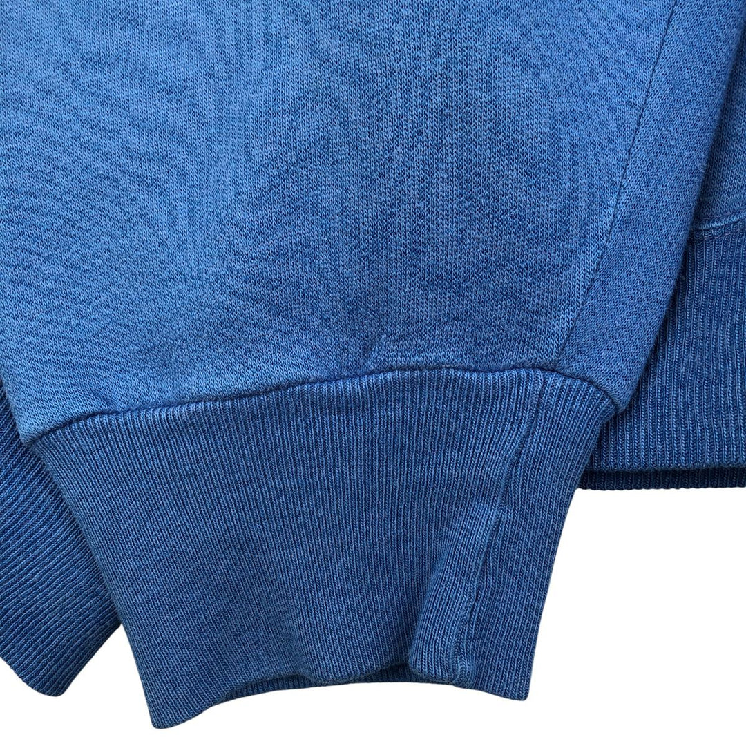 Vintage 1980'S Wrangler one-point logo sweatshirt, made in France, men's size XL cotton blue type Vintage Second Hand