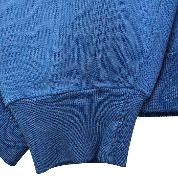 Vintage 1980'S Wrangler one-point logo sweatshirt, made in France, men's size XL cotton blue type Vintage Second Hand