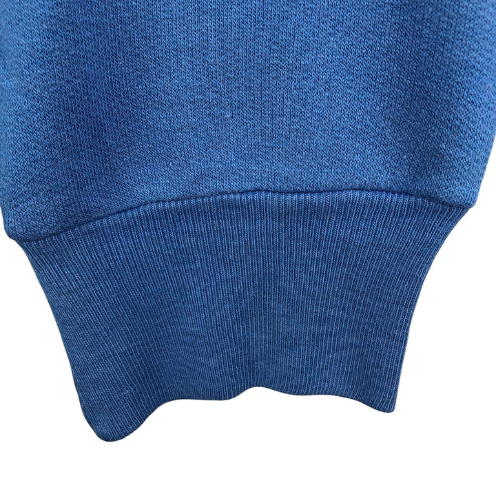 Vintage 1980'S Wrangler one-point logo sweatshirt, made in France, men's size XL cotton blue type Vintage Second Hand