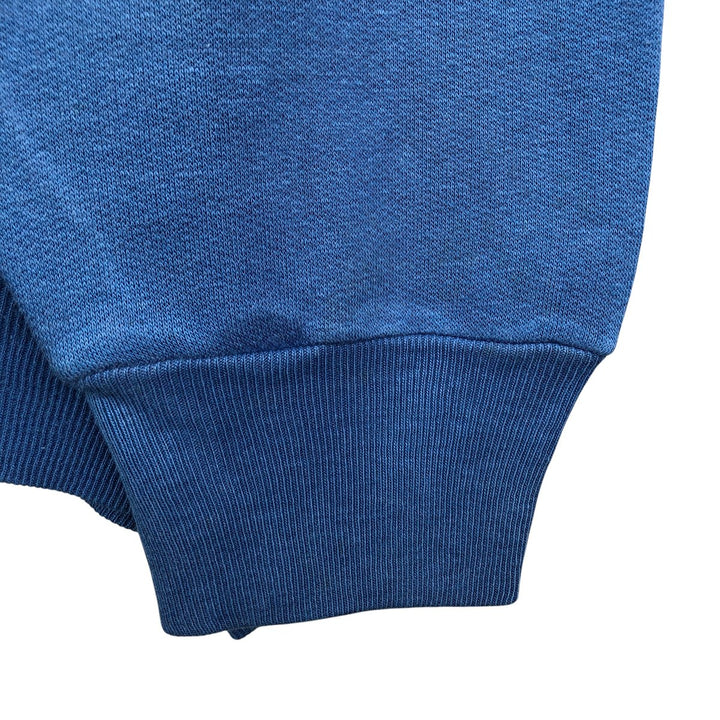 Vintage 1980'S Wrangler one-point logo sweatshirt, made in France, men's size XL cotton blue type Vintage Second Hand
