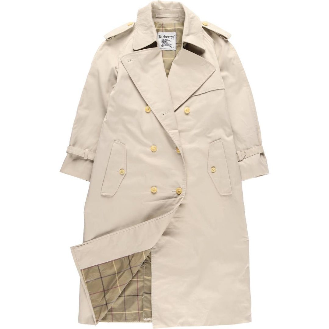 Burberry trench coat, made in Spain, size M polyester Beige type Vintage Second Hand