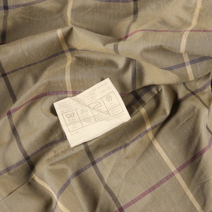 Burberry trench coat, made in Spain, size M polyester Beige type Vintage Second Hand