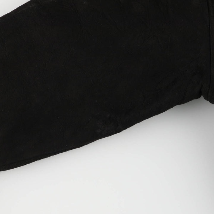 THE COLLECTION Sheepskin Mouton Jacket, Made in England, Women's Size M Genuine Leather Sheepskin black type Vintage Second Hand