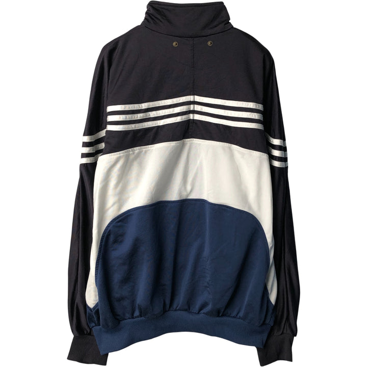 90'S Adidas Jersey Track Jacket Men's M Vintage polyester white type Vintage Second Hand