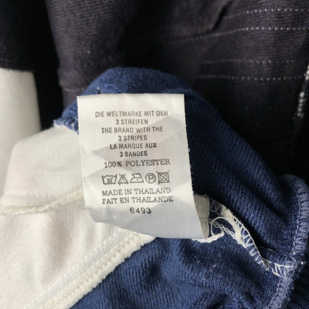 90'S Adidas Jersey Track Jacket Men's M Vintage polyester white type Vintage Second Hand