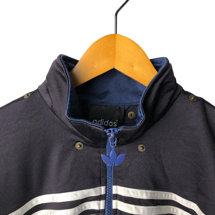 90'S Adidas Jersey Track Jacket Men's M Vintage polyester white type Vintage Second Hand