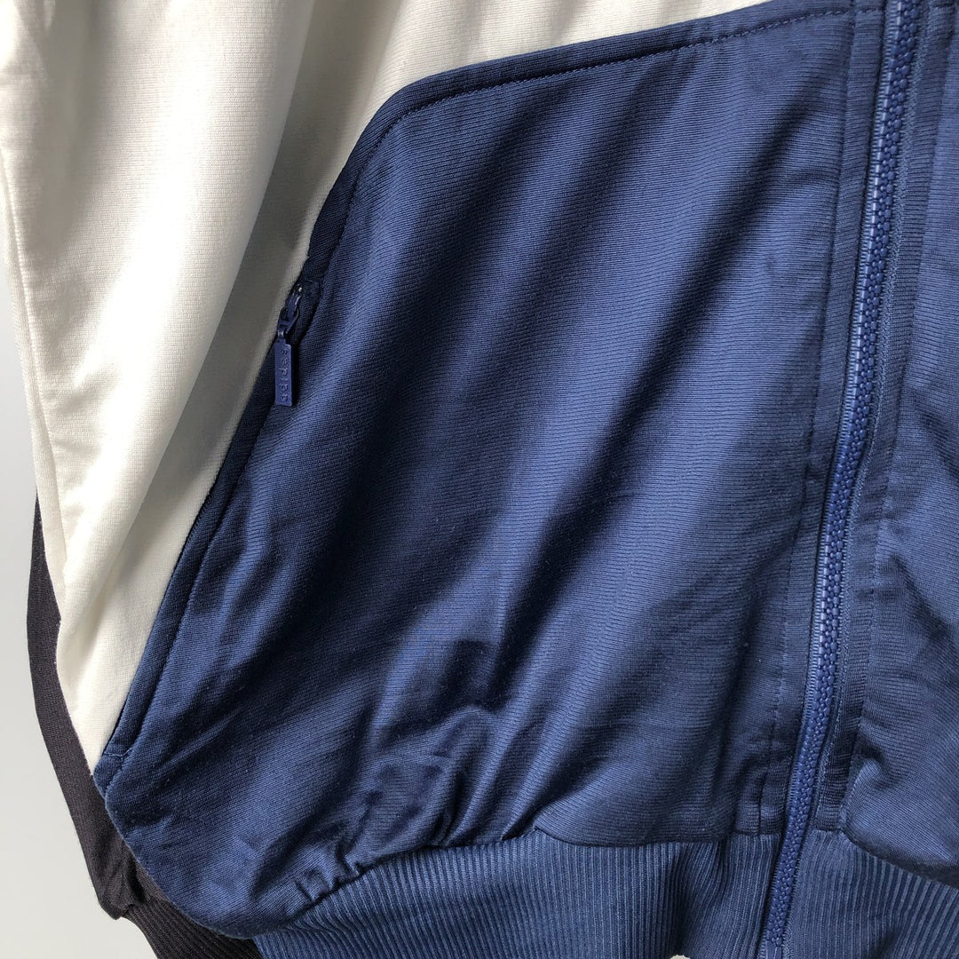 90'S Adidas Jersey Track Jacket Men's M Vintage polyester white type Vintage Second Hand