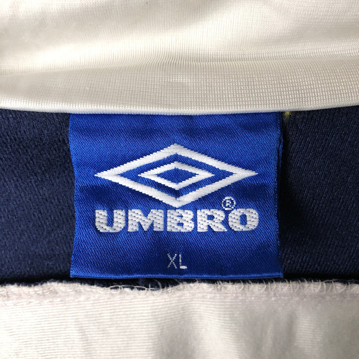 90'S UMBRO Jersey Track Jacket Men's XL Vintage polyester white type Vintage Second Hand