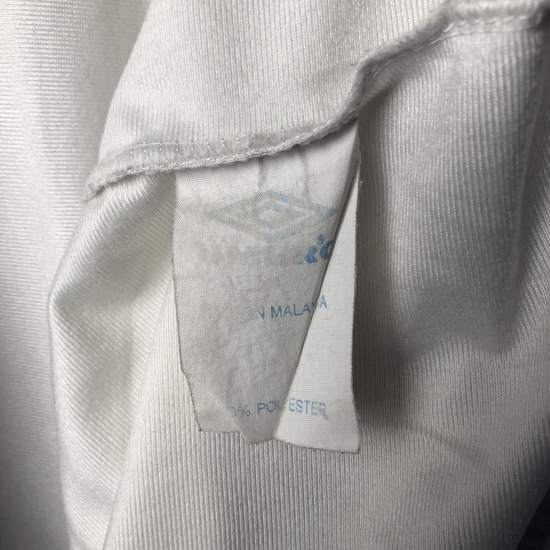 90'S UMBRO Jersey Track Jacket Men's XL Vintage polyester white type Vintage Second Hand