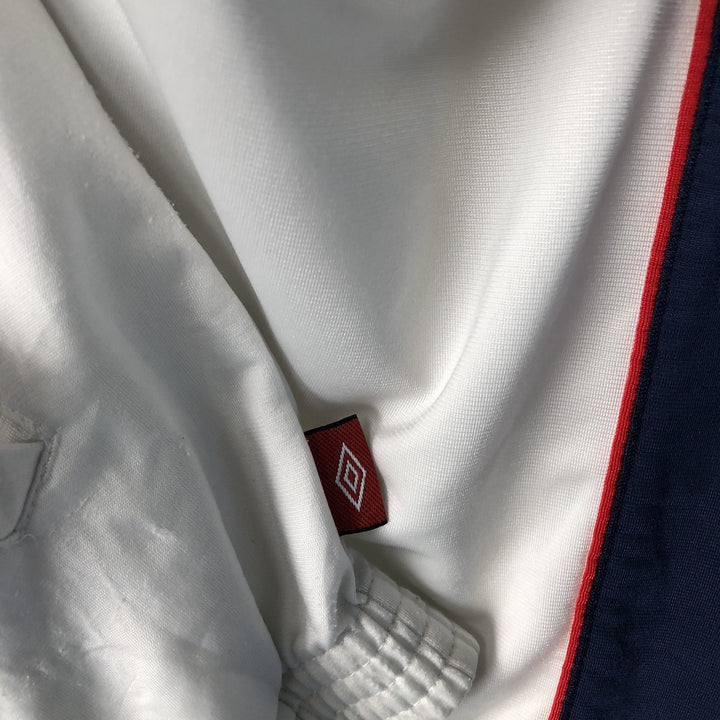 90'S UMBRO Jersey Track Jacket Men's XL Vintage polyester white type Vintage Second Hand
