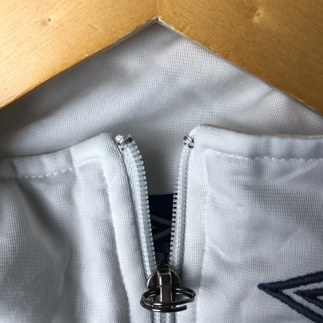 90'S UMBRO Jersey Track Jacket Men's XL Vintage polyester white type Vintage Second Hand