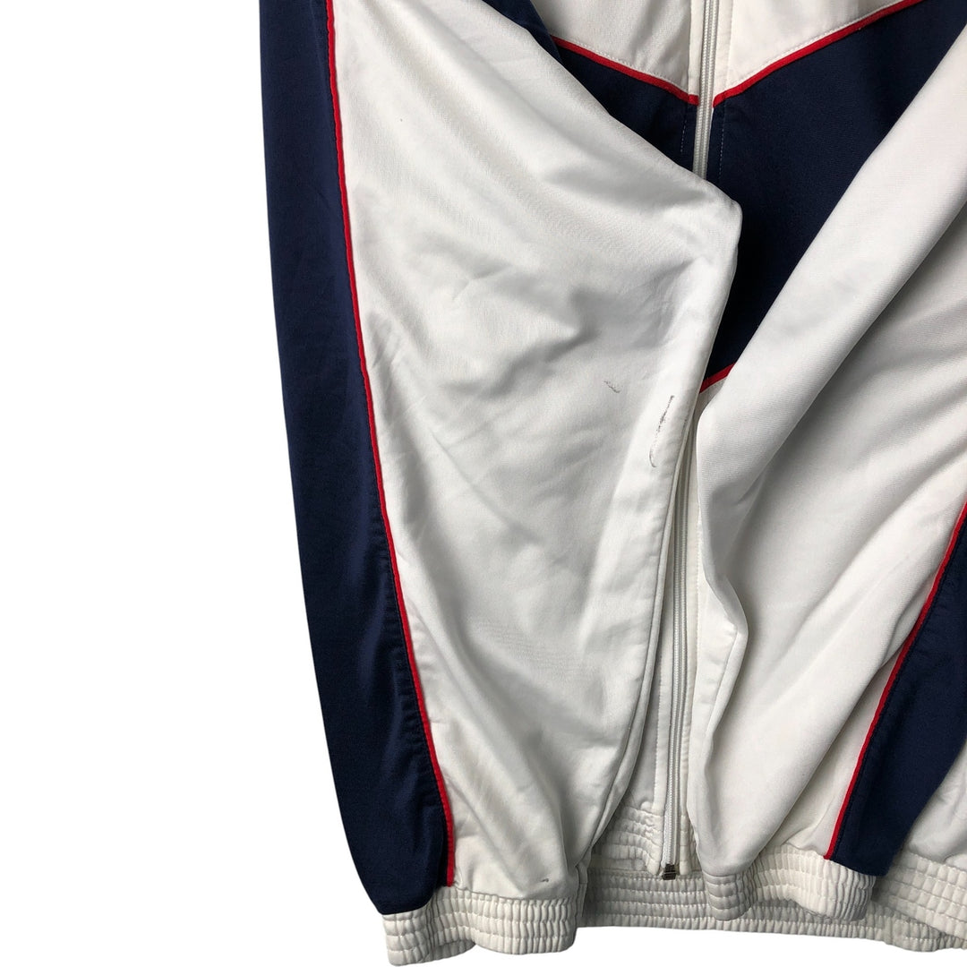 90'S UMBRO Jersey Track Jacket Men's XL Vintage polyester white type Vintage Second Hand