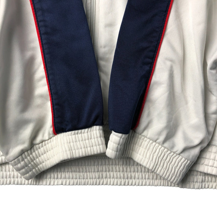 90'S UMBRO Jersey Track Jacket Men's XL Vintage polyester white type Vintage Second Hand