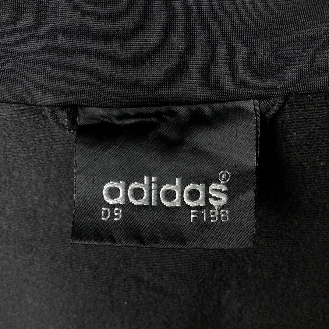 Vintage 90'S Adidas back logo track jacket, men's size XL polyester white type Vintage Second Hand