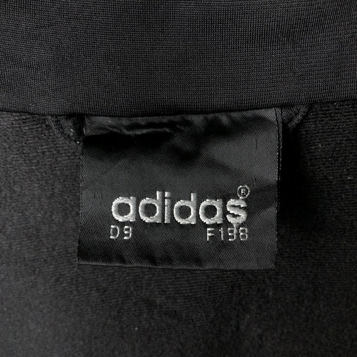 Vintage 90'S Adidas back logo track jacket, men's size XL polyester white type Vintage Second Hand