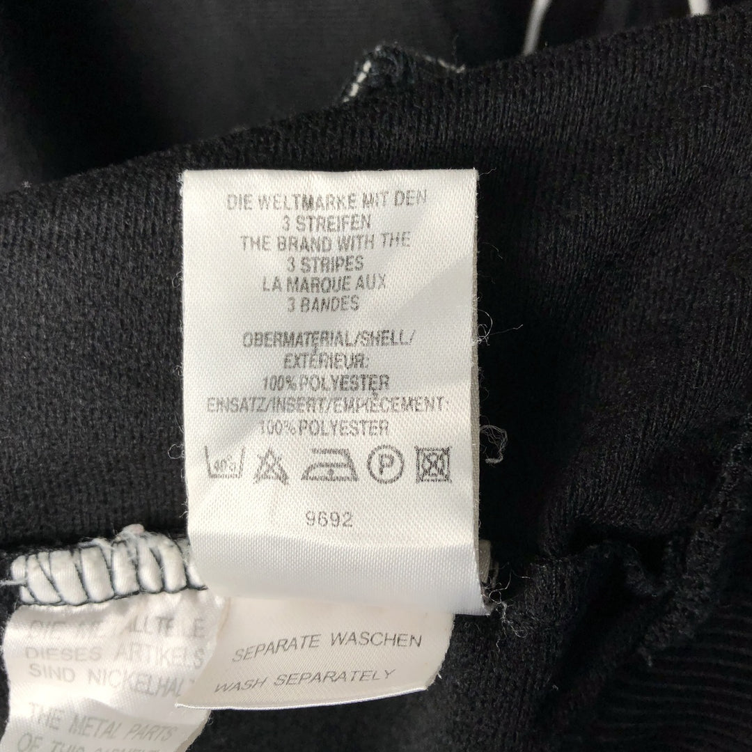 Vintage 90'S Adidas back logo track jacket, men's size XL polyester white type Vintage Second Hand