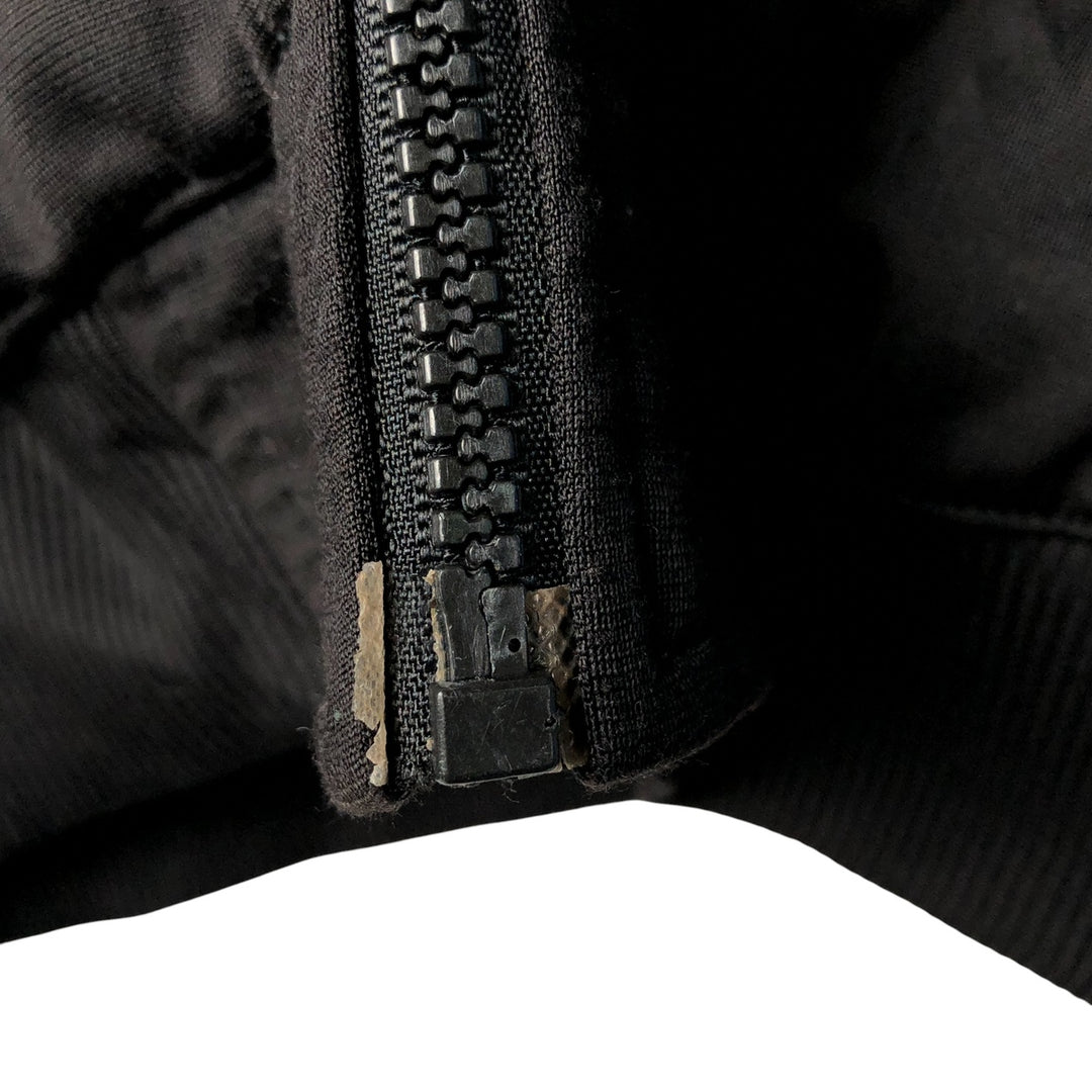 Vintage 90'S Adidas back logo track jacket, men's size XL polyester white type Vintage Second Hand