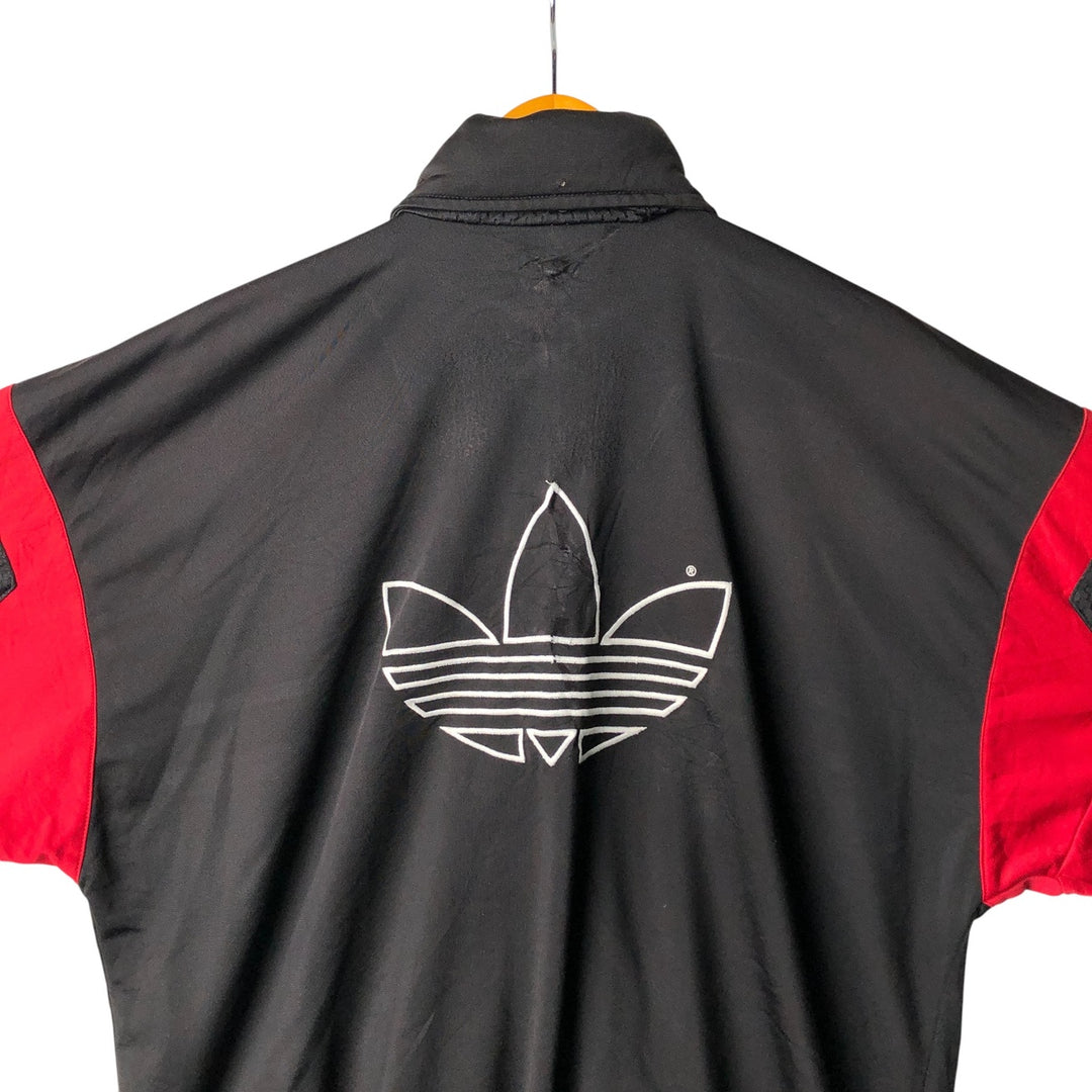 Vintage 90'S Adidas back logo track jacket, men's size XL polyester white type Vintage Second Hand