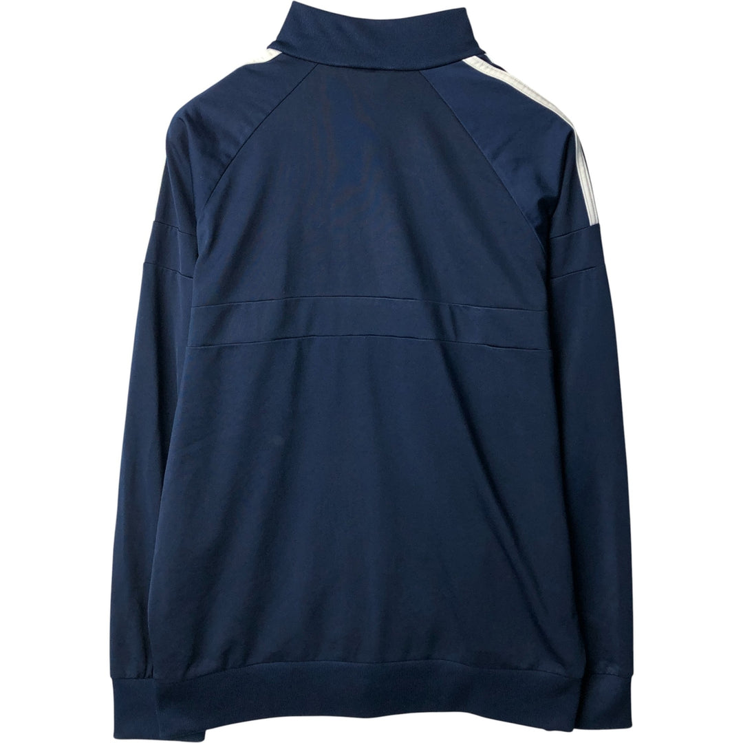 Adidas Originals Jersey Track Jacket Men's Size L polyester navy blue type Vintage Second Hand