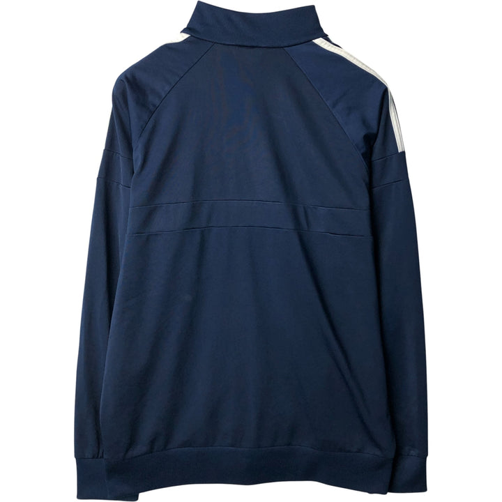 Adidas Originals Jersey Track Jacket Men's Size L polyester navy blue type Vintage Second Hand