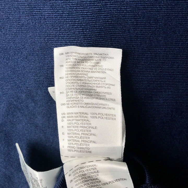 Adidas Originals Jersey Track Jacket Men's Size L polyester navy blue type Vintage Second Hand