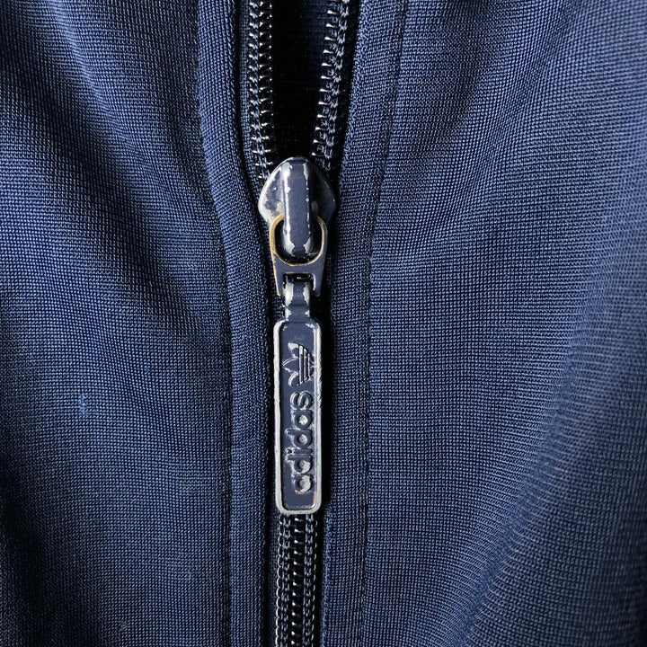 Adidas Originals Jersey Track Jacket Men's Size L polyester navy blue type Vintage Second Hand
