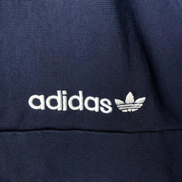 Adidas Originals Jersey Track Jacket Men's Size L polyester navy blue type Vintage Second Hand