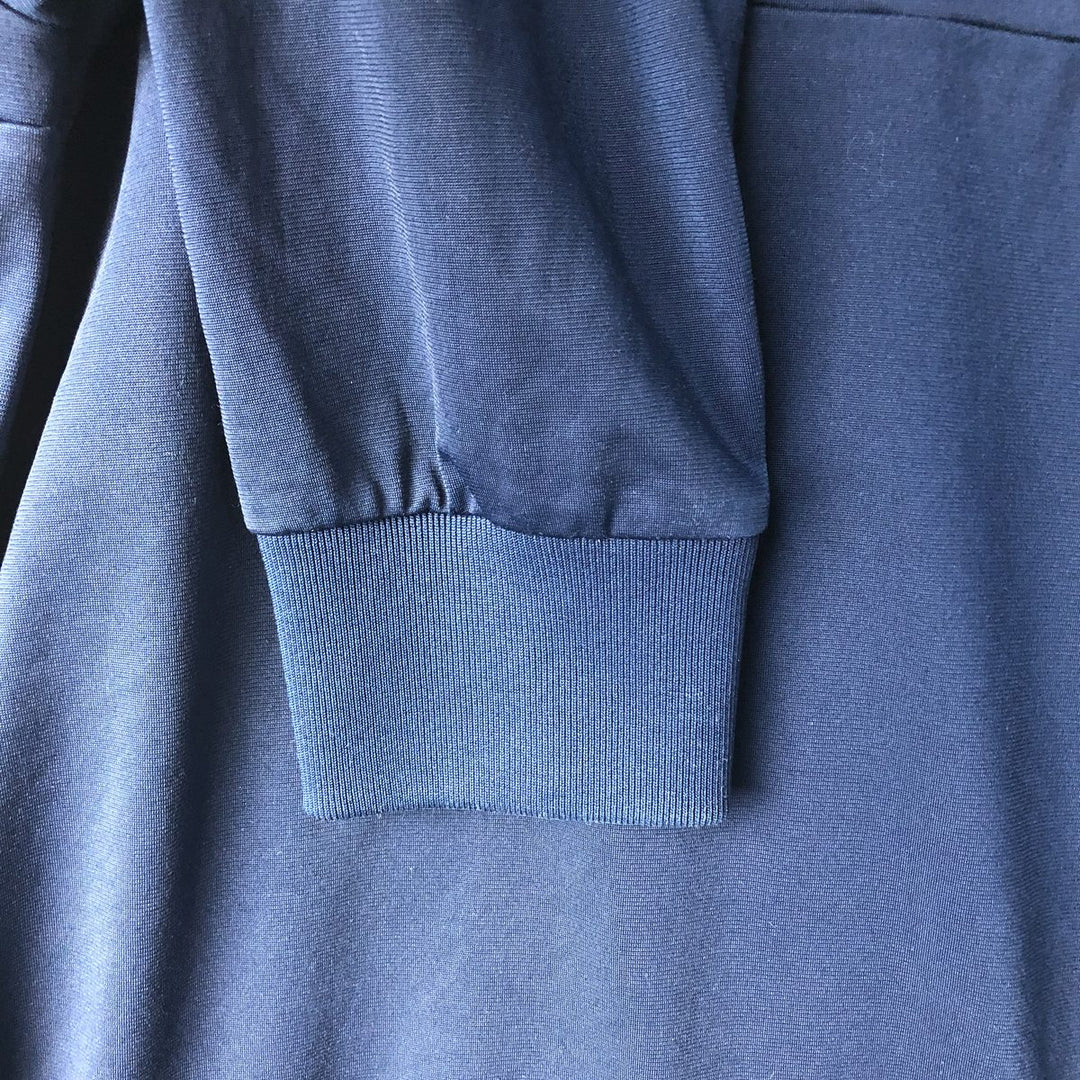 Adidas Originals Jersey Track Jacket Men's Size L polyester navy blue type Vintage Second Hand