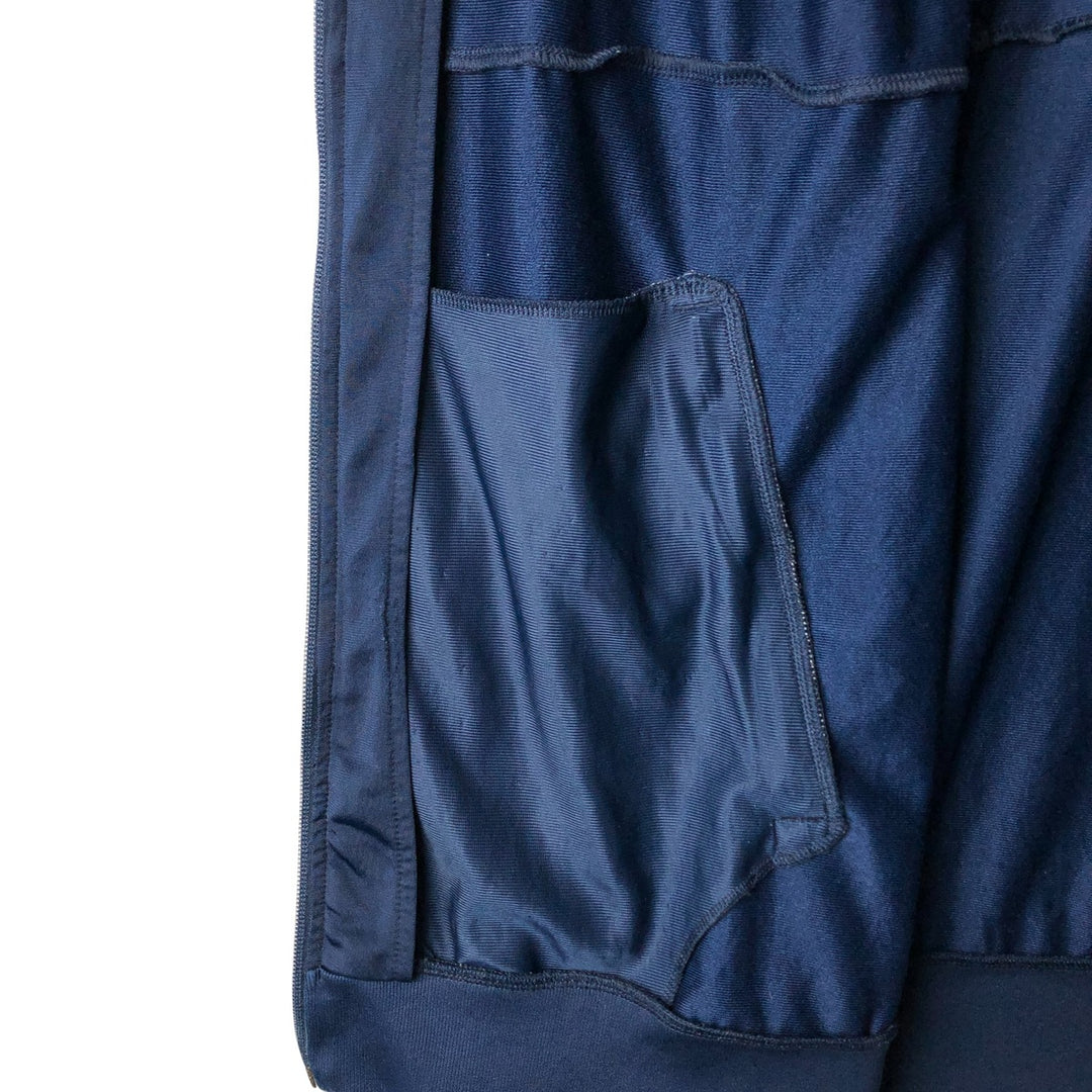 Adidas Originals Jersey Track Jacket Men's Size L polyester navy blue type Vintage Second Hand