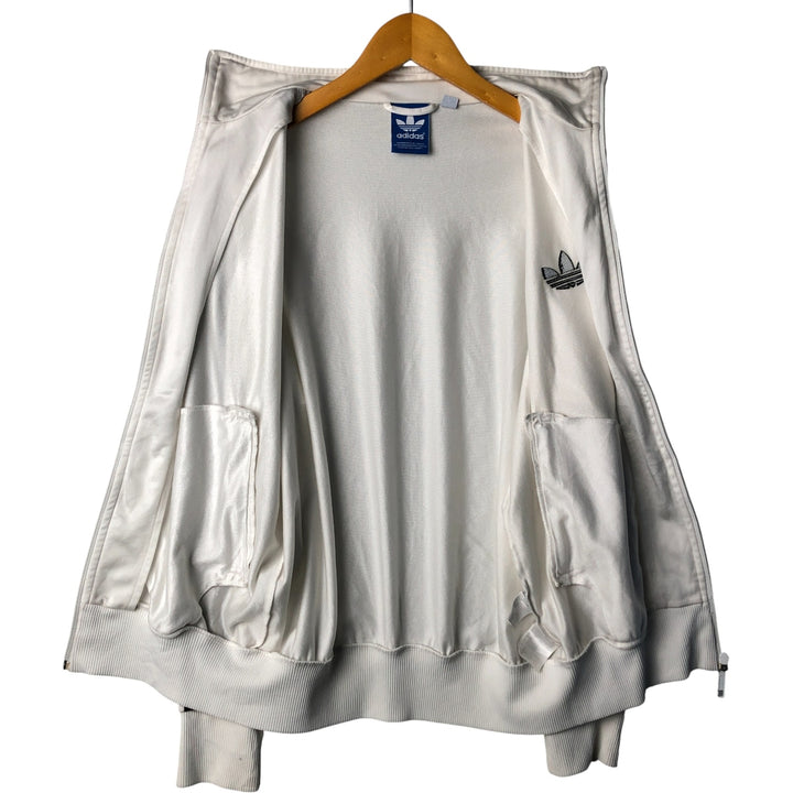 Adidas Originals Jersey Track Jacket Men's S polyester white type Vintage Second Hand