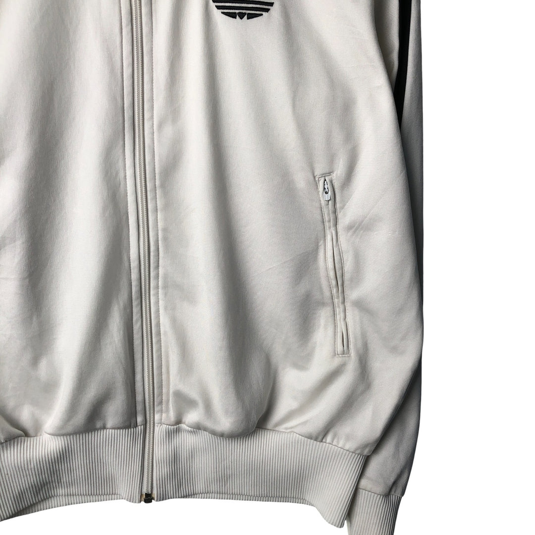 Adidas Originals Jersey Track Jacket Men's S polyester white type Vintage Second Hand