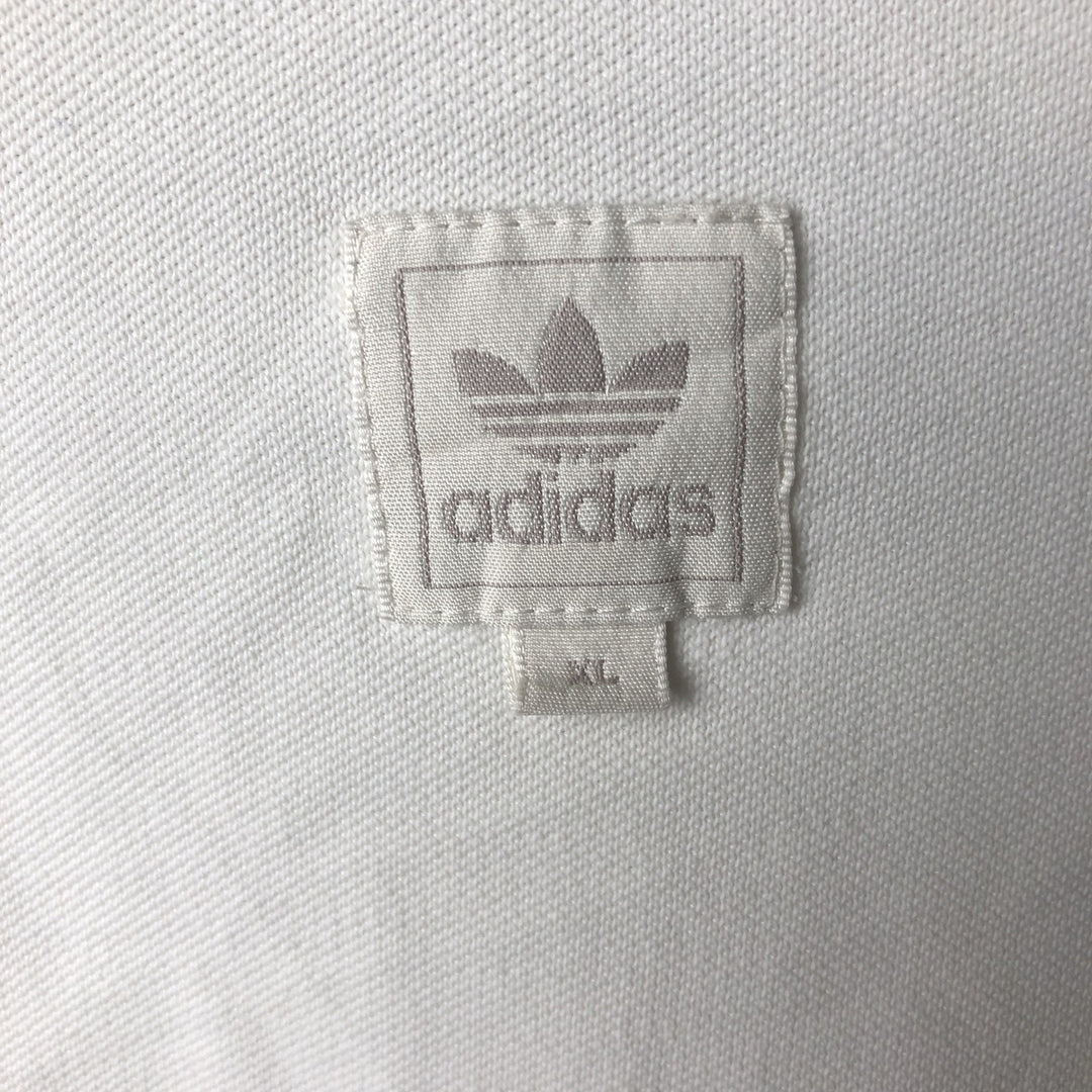 00'S adidas Originals Jersey Track Jacket Men's XL cotton white type Vintage Second Hand