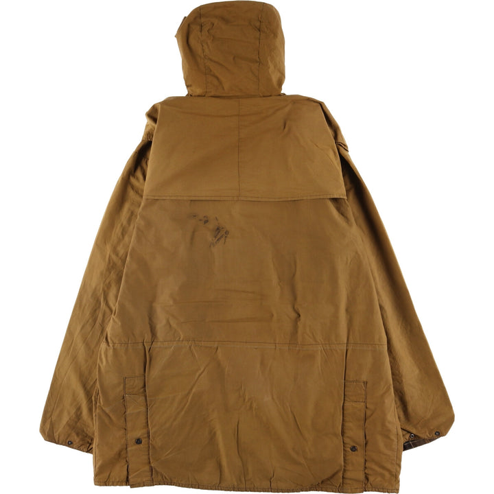 2000'S Barbour Classic Durham Cotton Parka, Men's XL cotton brown type Vintage Second Hand