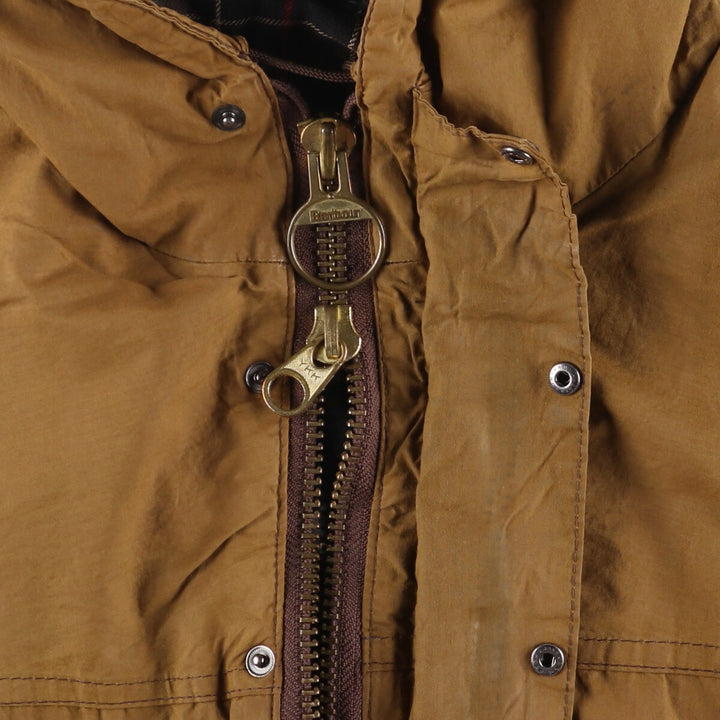 2000'S Barbour Classic Durham Cotton Parka, Men's XL cotton brown type Vintage Second Hand