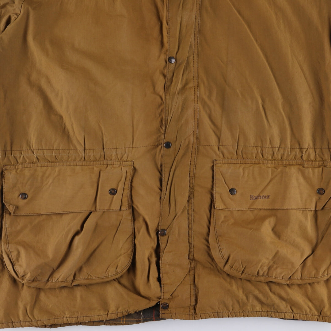 2000'S Barbour Classic Durham Cotton Parka, Men's XL cotton brown type Vintage Second Hand