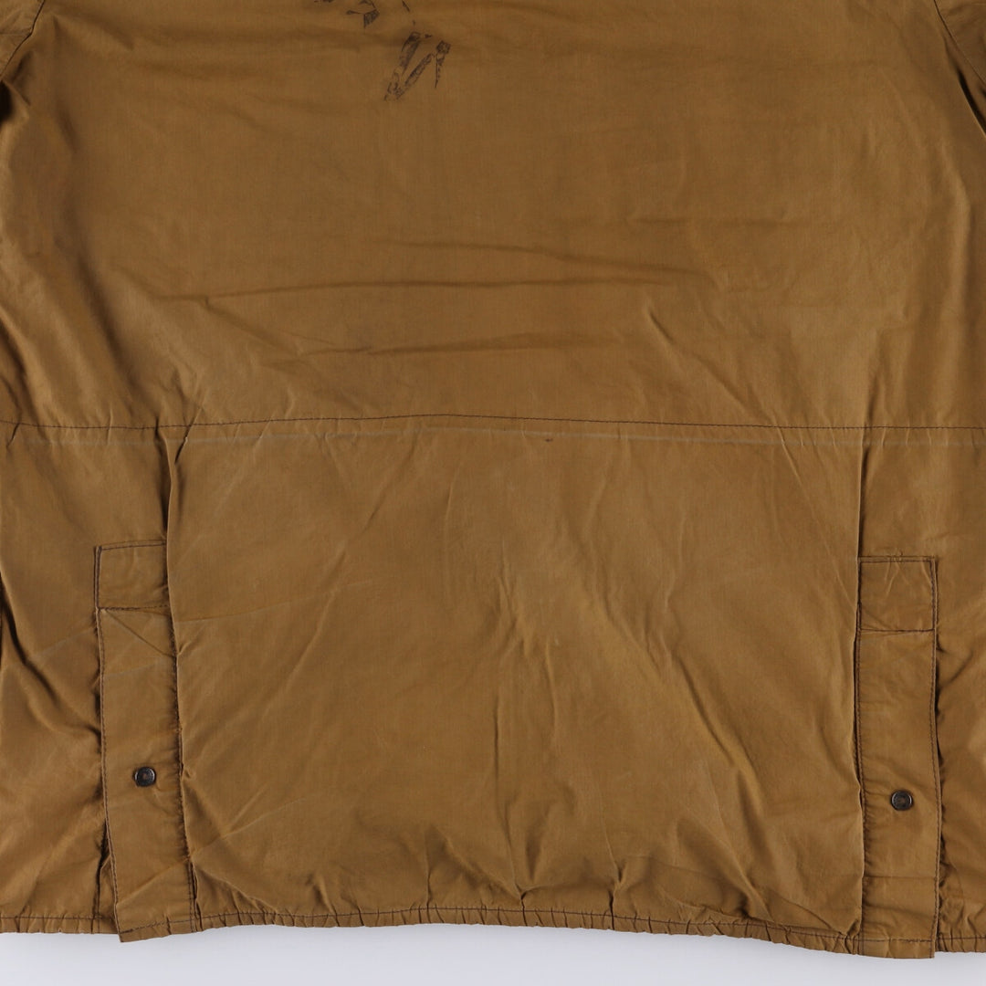 2000'S Barbour Classic Durham Cotton Parka, Men's XL cotton brown type Vintage Second Hand